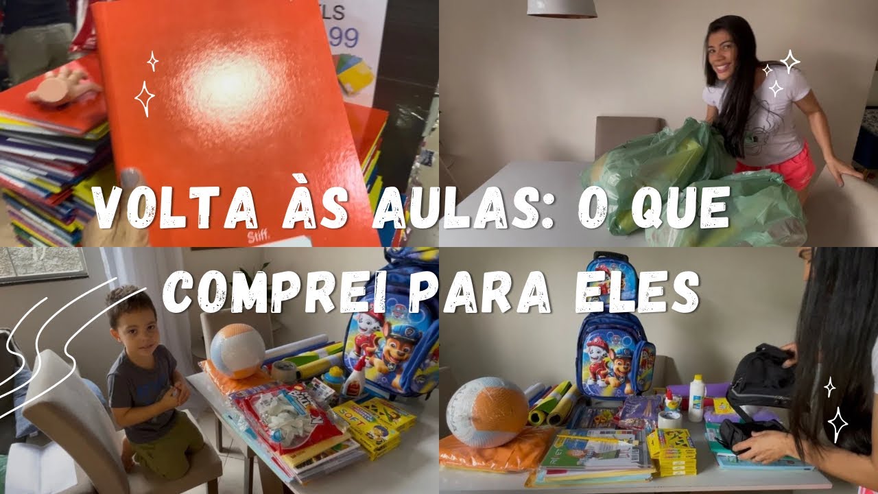 COMPRANDO MATERIAL ESCOLAR PARA OS MENINOS: VEJA NOSSA LISTA E VALORES