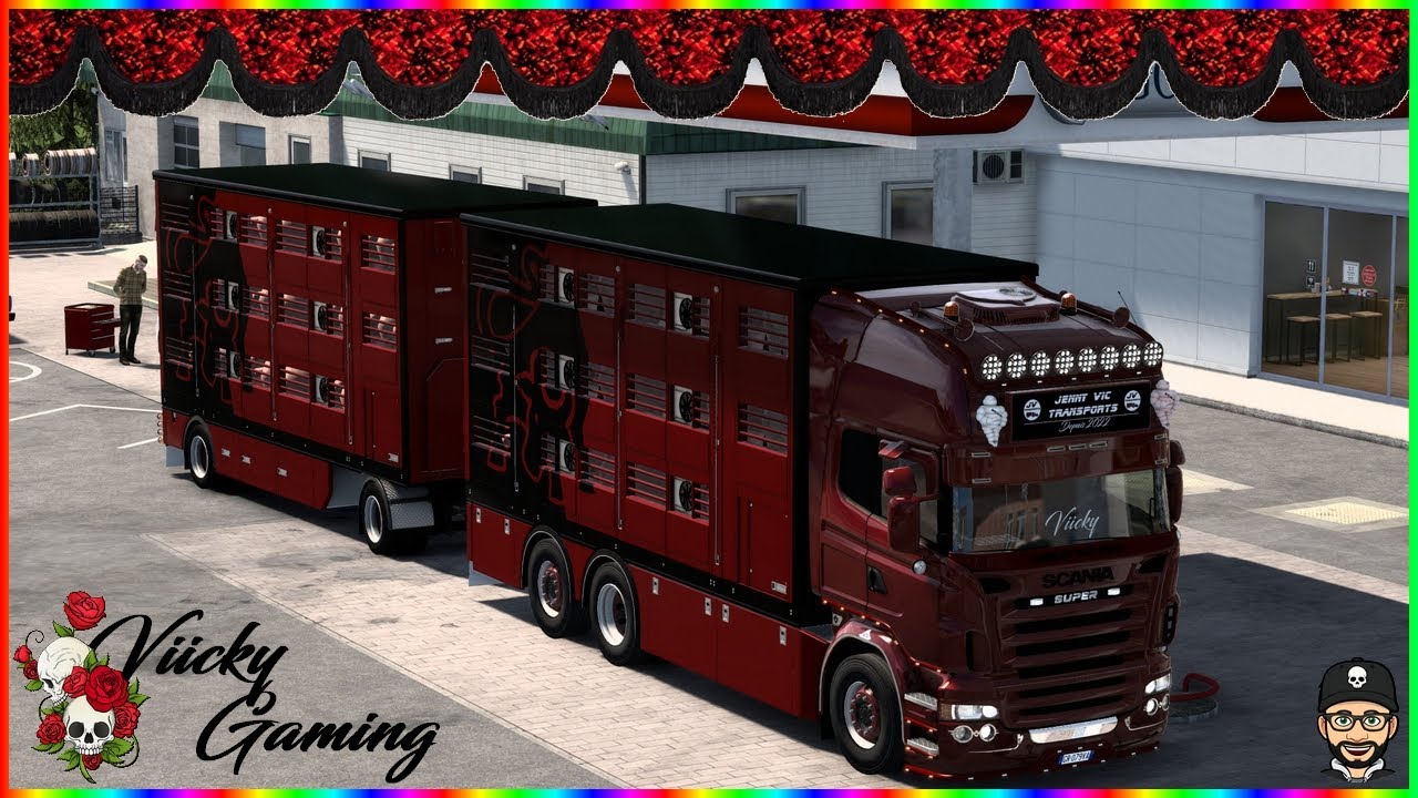 🚚 ETS2 1.56 🚚 RPM MAP, bétaillère PEZZAIOLI