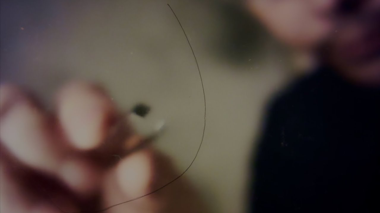 [ASMR]  画面にへばりつく毛