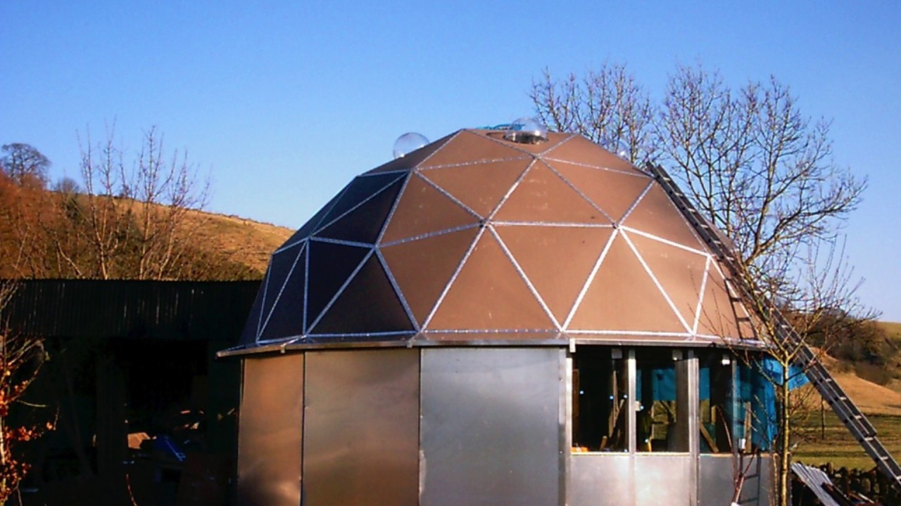 Dome build methods - stressed skin construction