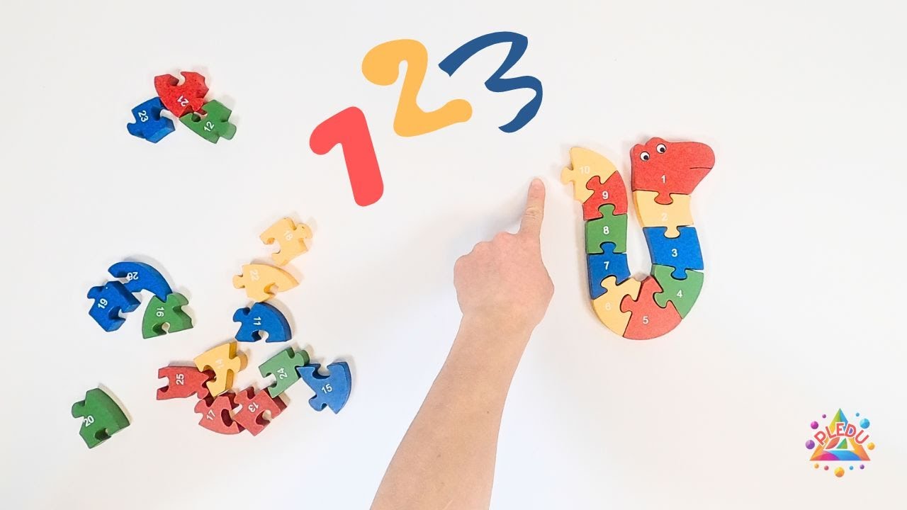 OPITAAN numerot 1-26 käärmepalapelillä