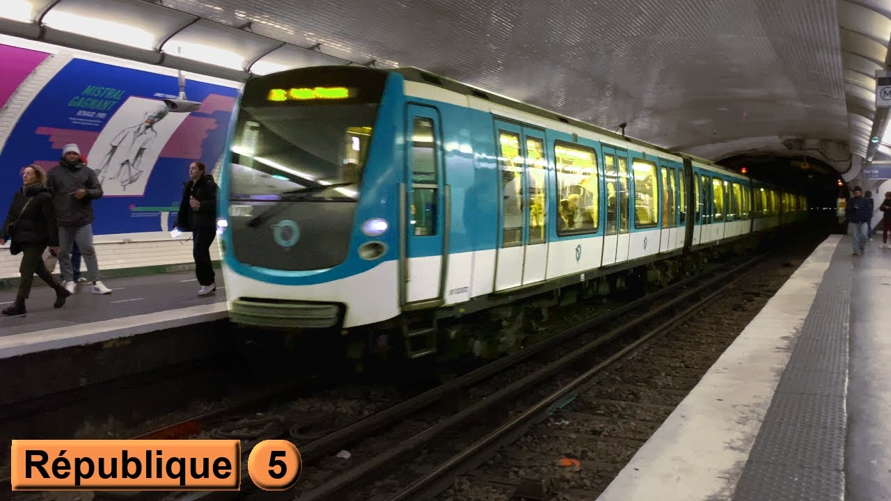 Репюблик | линия 5 : Парижский метрополитен ( RATP MF01 )