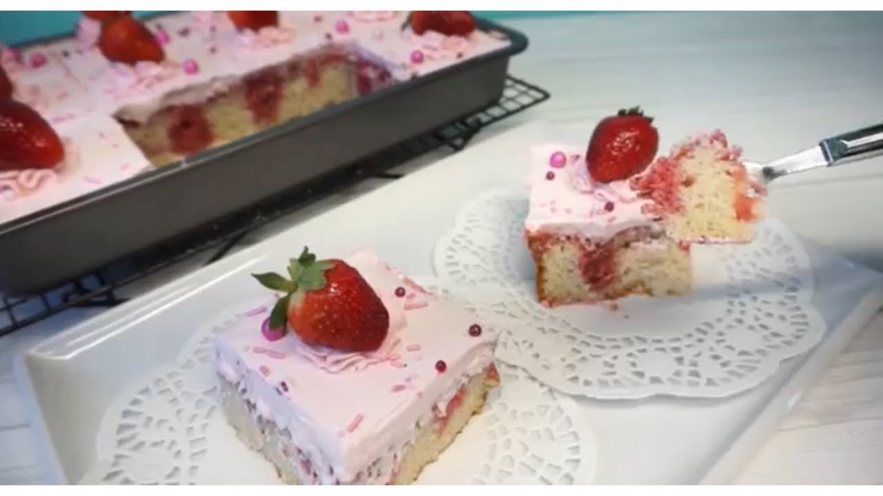 Pastel En Rebanada Fresa Con Vainilla🍓🍓
