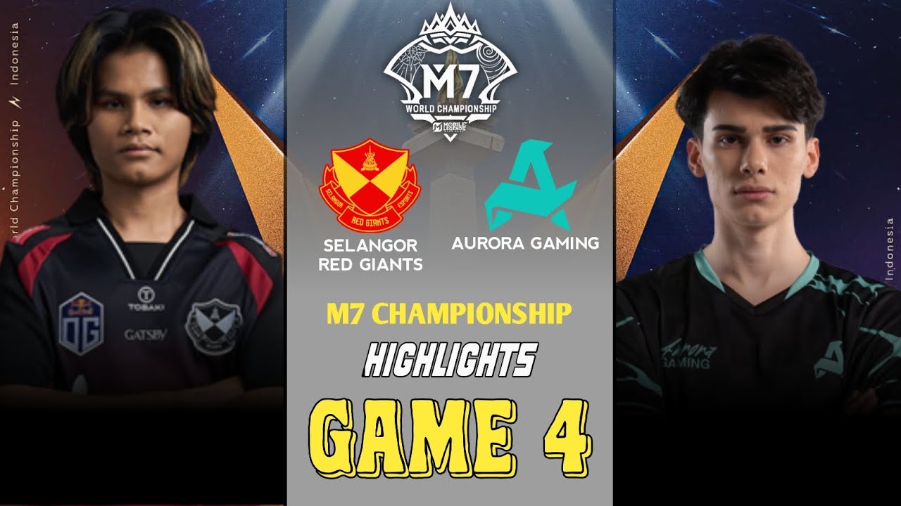SELANGOR RED GIANTS vs AURORA TURKEY - GAME 4 | M7 WORLD CHAMPIONSHIP | UPPER BRACKET