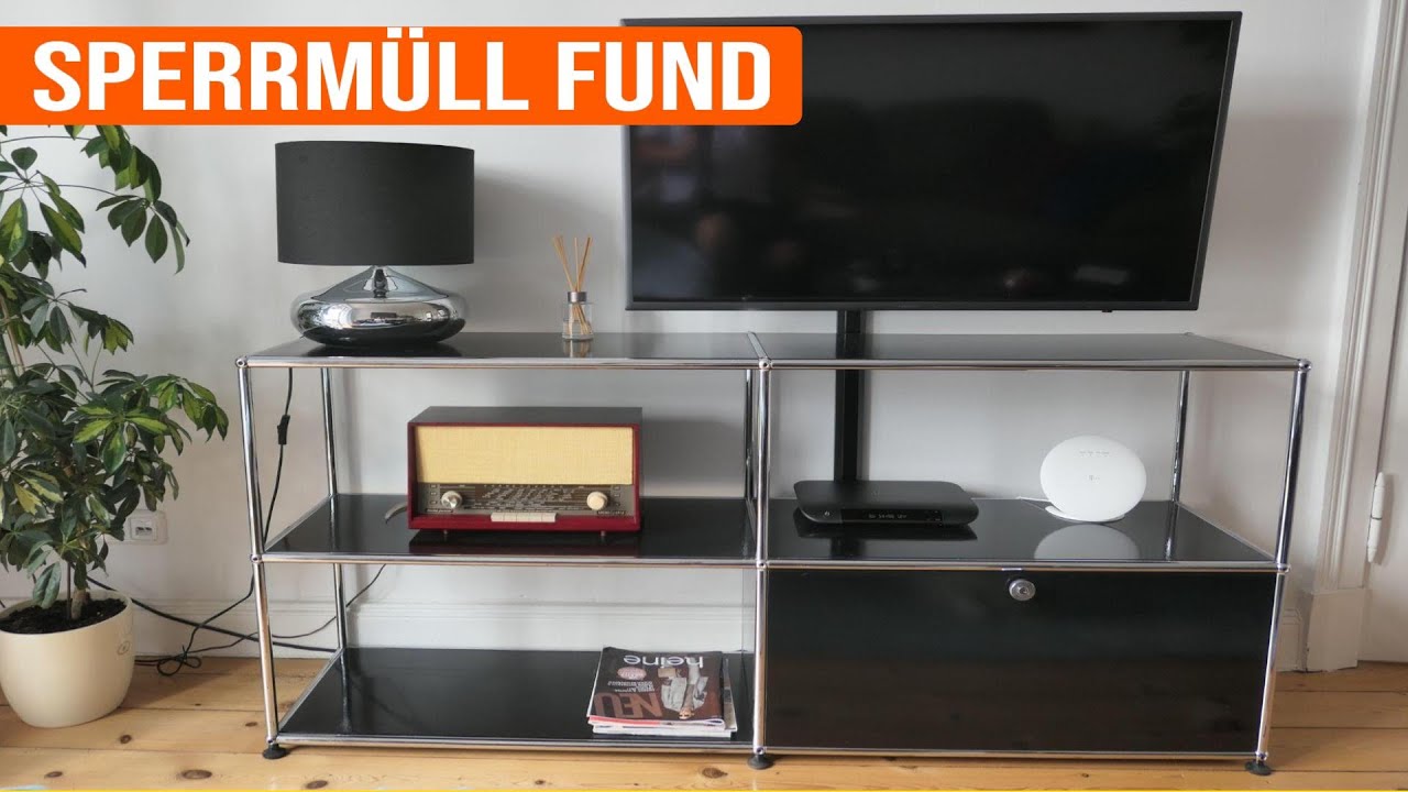 Metallmöbel aufbereiten // Stahlmöbel Sperrmüll Fund