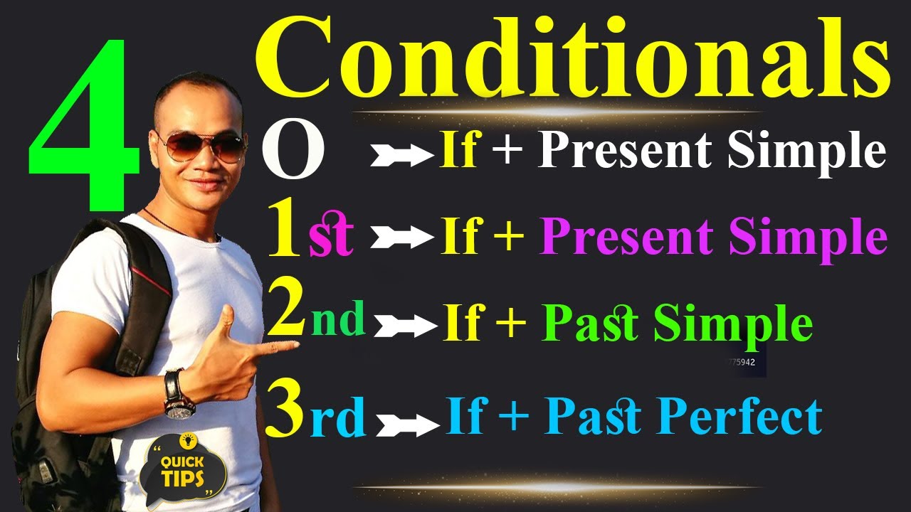 Study English Special Grammar, The 4 Conditionals- O, 1st, 2nd, 3rd |Dek Rean|