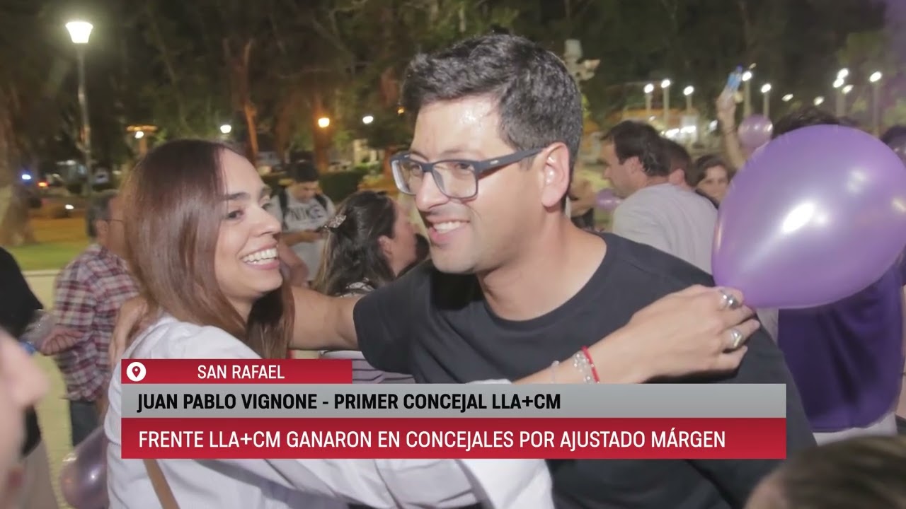 SAN RAFAEL: FRENTE LLA+CM  GANARON EN CONCEJALES POR AJUSTADO MÁRGEN