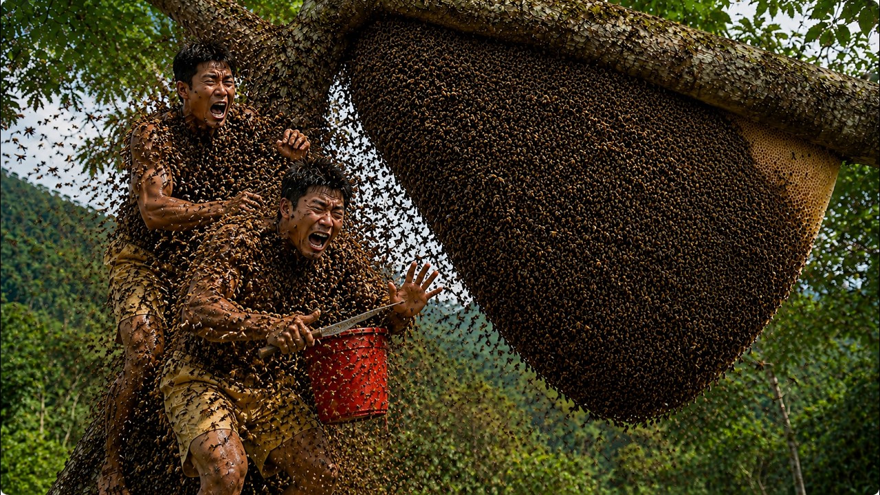 Harvesting the Largest Wild Honeycomb of the 2026 Season