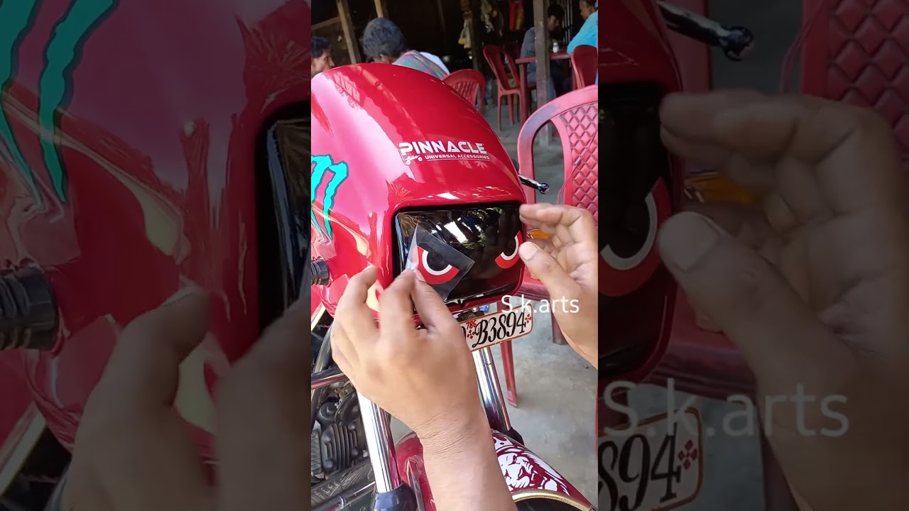 Headlight modification || splendor puls modify || splendor Headlight