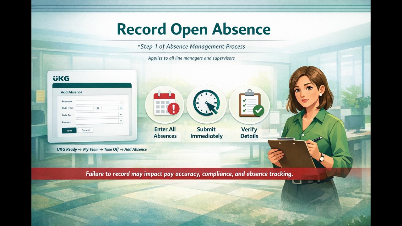Open Absence Sickness Recording