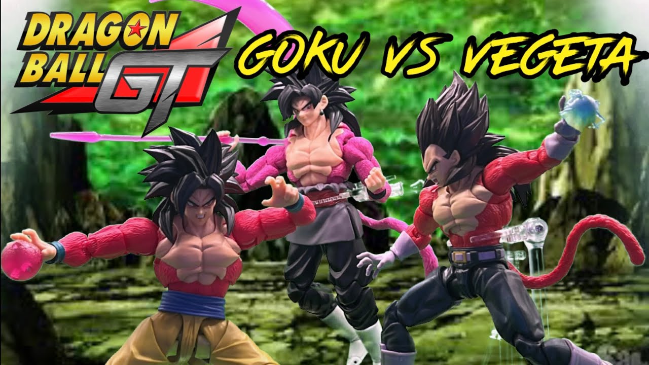 Goku vs Vegeta! (DBGT Stop motion)