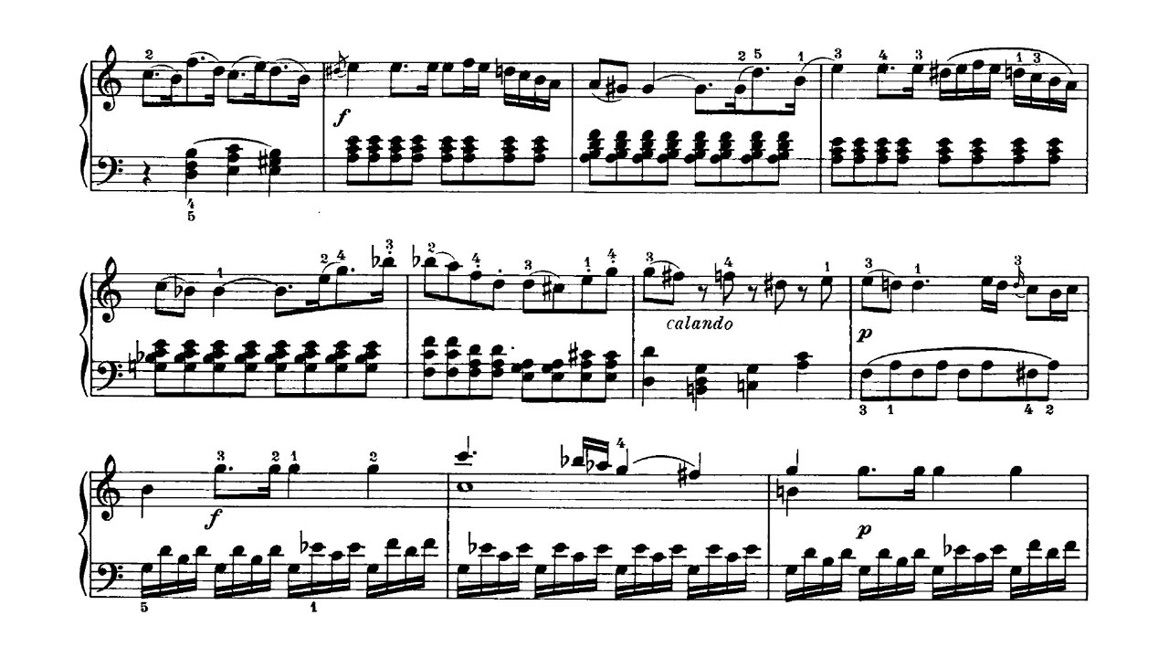 Mozart - Piano Sonata No. 8 in A minor, KV310 (Audio+Sheet) [Cziffra]