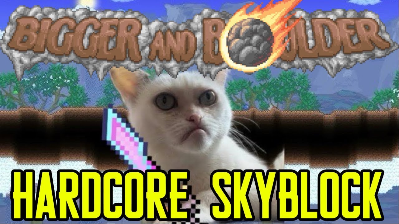 Terraria 1.4.5 Hardcore Skyblock