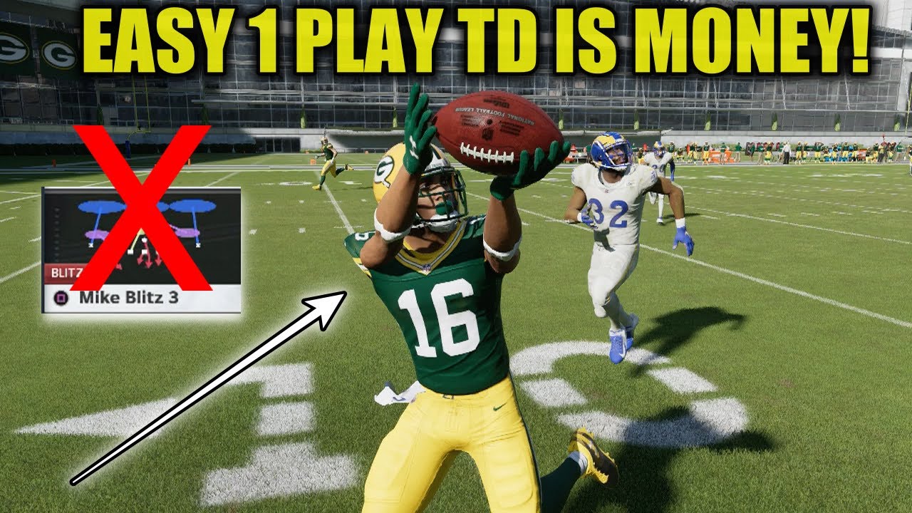 HOW TO BOMB MIKE BLITZ 3 FOR EASY 1 PLAY TOUCHDOWNS! INSTANTLY IMPROVE YOUR OFFENSE! MADDEN 21 TIPS