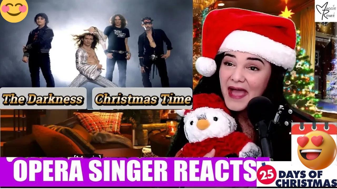 The Darkness - Christmas Time (Don't Let the Bells End) | Opera Singer Reacts