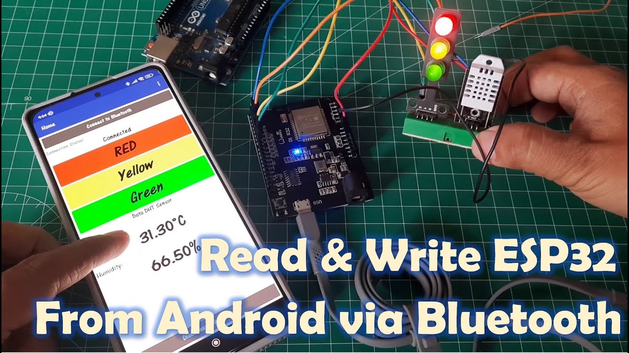 Read & Write ESP32 From Android using Kodular Via Bluetooth Serial