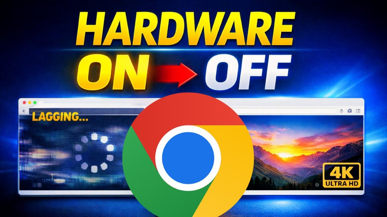 Включение или выключение аппаратного ускорения Chrome для достижения наилучшей производительности.