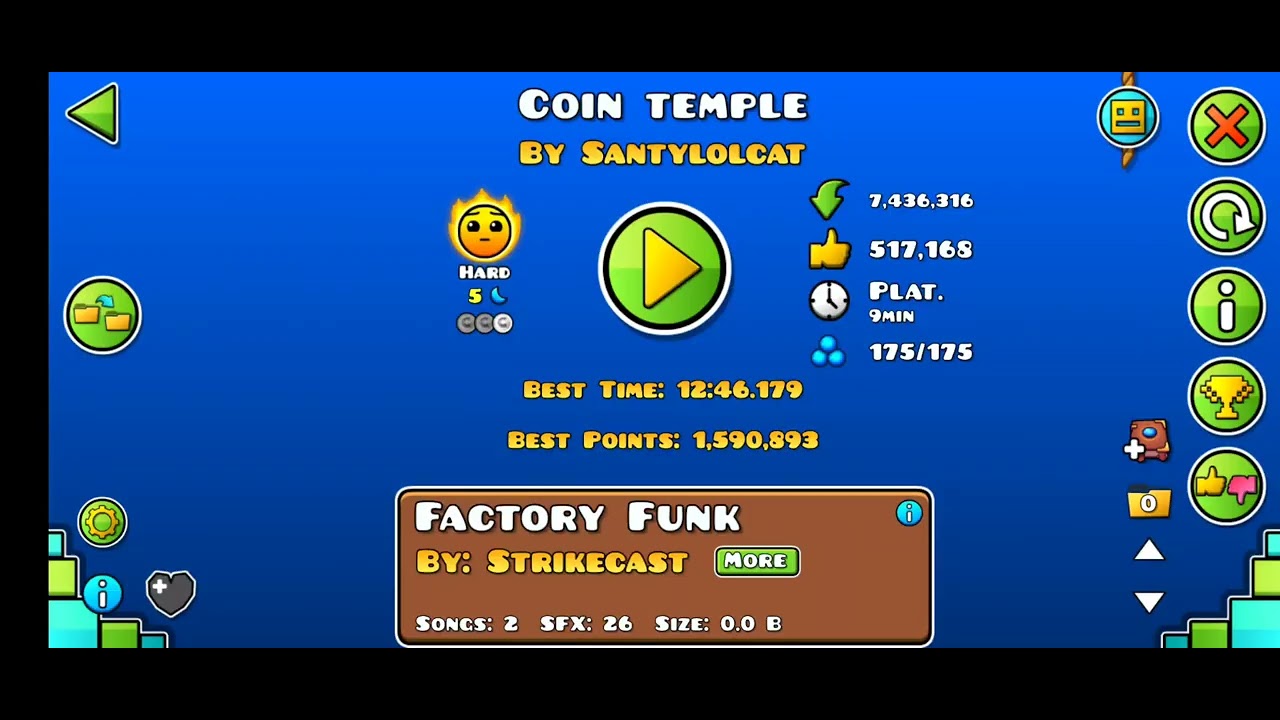 Παίζω Platformer levels!!! (Geometry Dash)