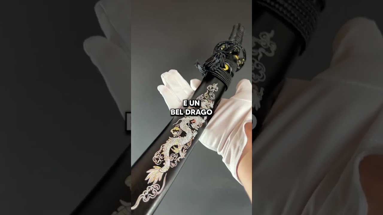 Abbiamo realizzato una bellissima Katana di ossidiana !