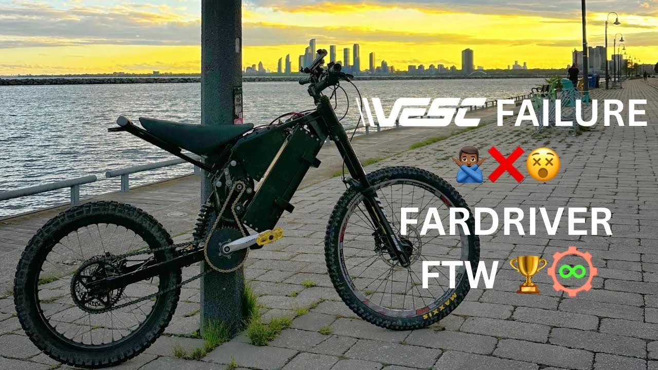 15 kW Mid Drive Stealth Bomber Build - Why I Switched from VESC to FarDriver - Ep.6