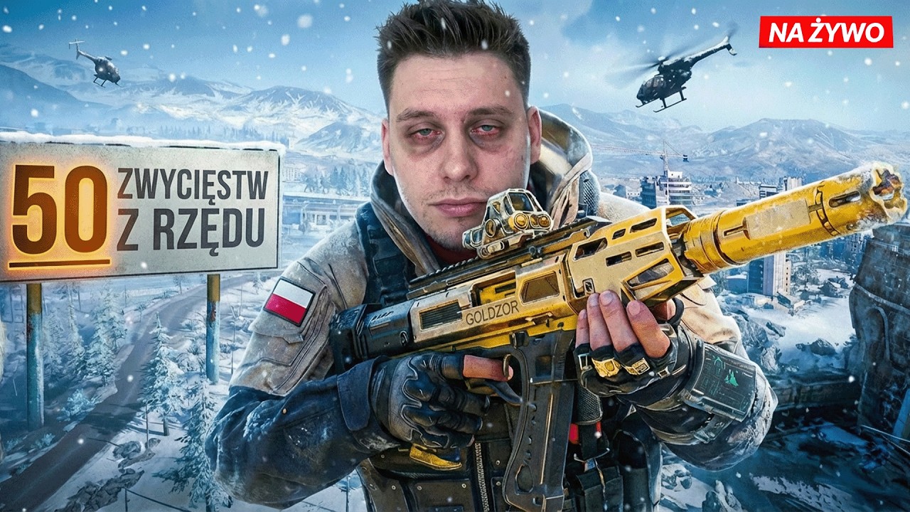 🔴 NA ŻYWO: ATAK NA REKORD POLSKI... 50 ZWYCIĘSTW Z RZĘDU w WARZONE...