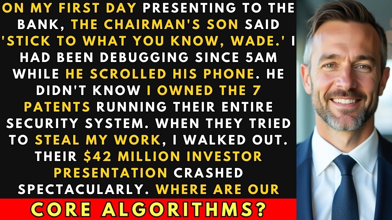 Chairman's Son Said 'Stick To What You Know' While I Held 7 Patents. He Had No Idea
