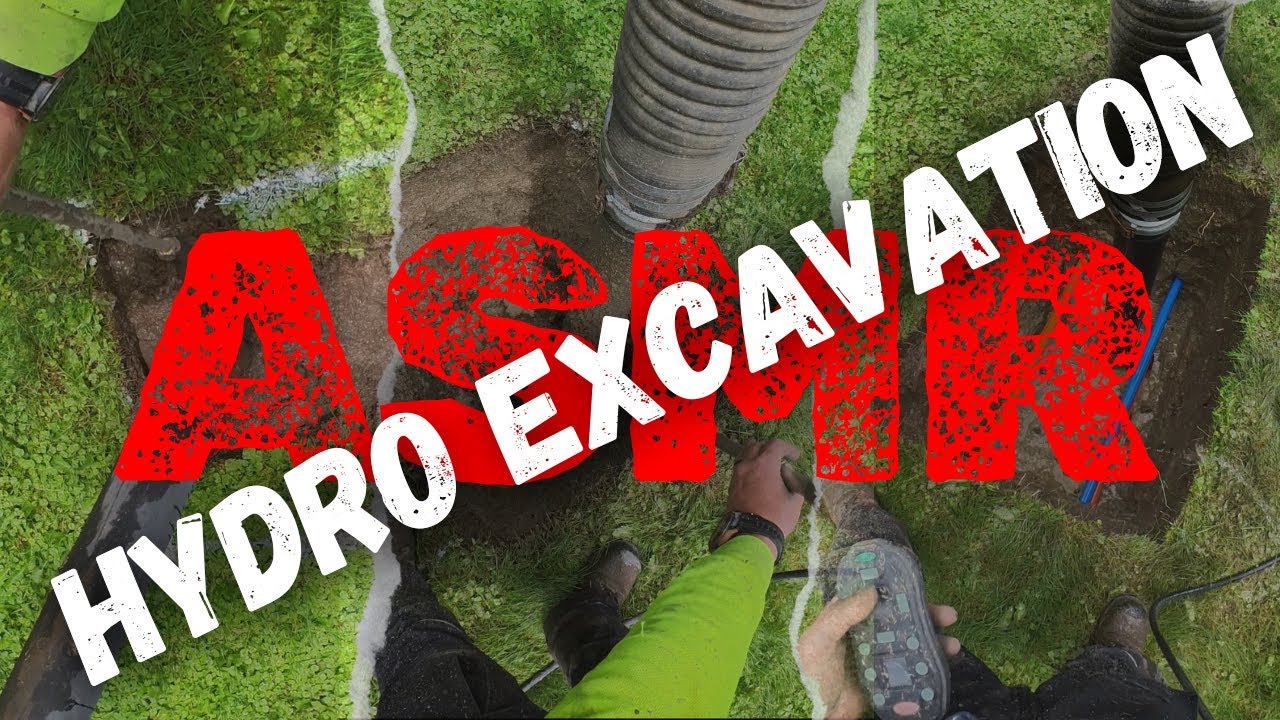 Oddly Satisfying Hydro Excavation 🫠
