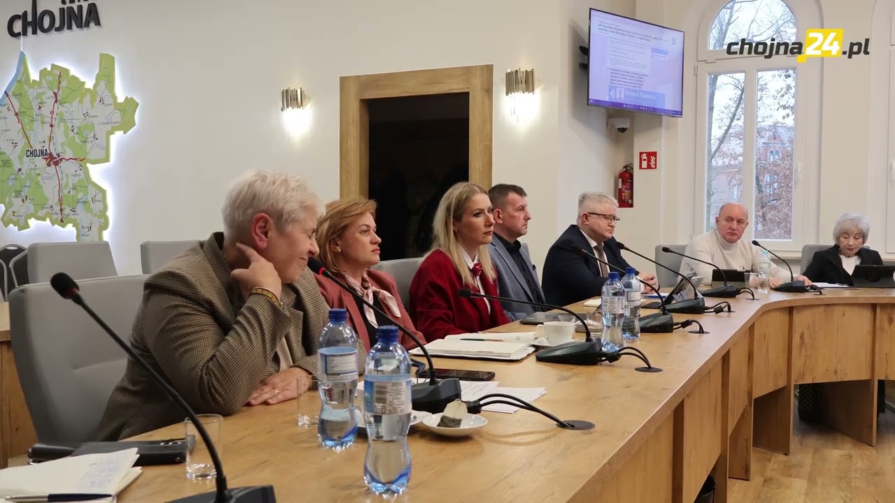 XXII sesja Rady Miejskiej w Chojnie