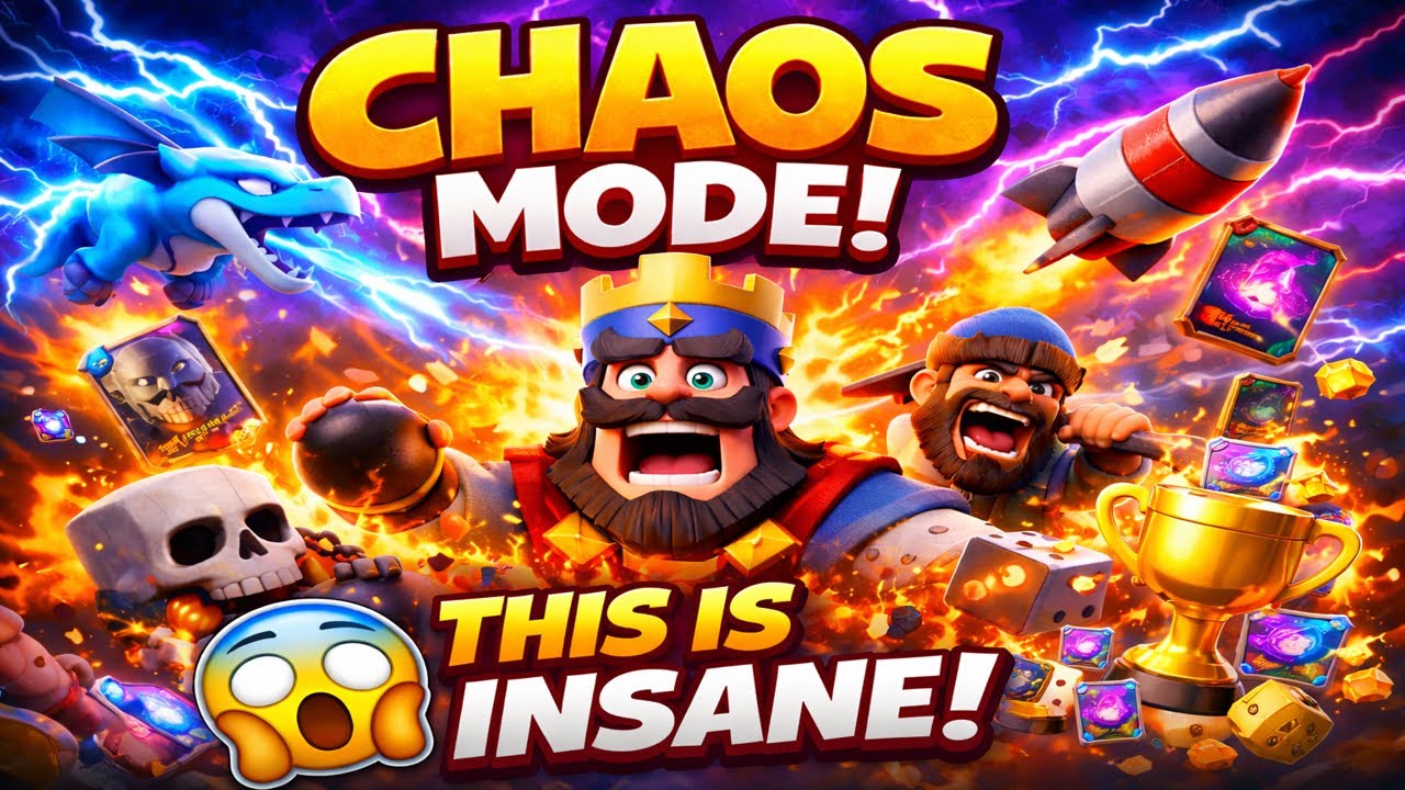 “THIS CHAOS MODE IS INSANE 🤯” BEST DECK TO USE IN THE NEW CHAOS GAMEMODE IN CLASH ROYALE! 
