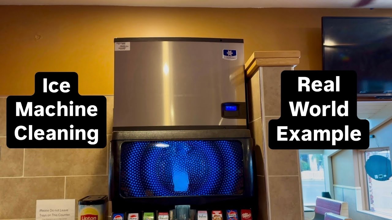 How to Clean a Manitowoc Indigo Ice Machine, Quick Deep Clean with Descaler & Sanitizer.