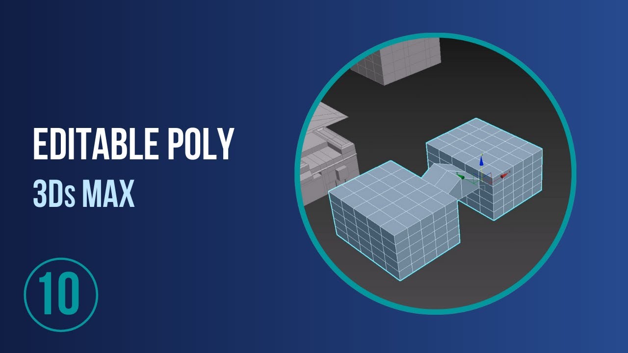 Editable Poly. 3Ds Max для НАЧИНАЮЩИХ