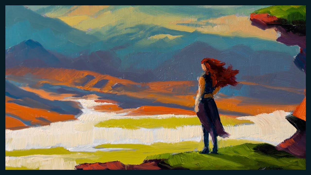 Small Oil Painting // It All Begins With A Single Step
