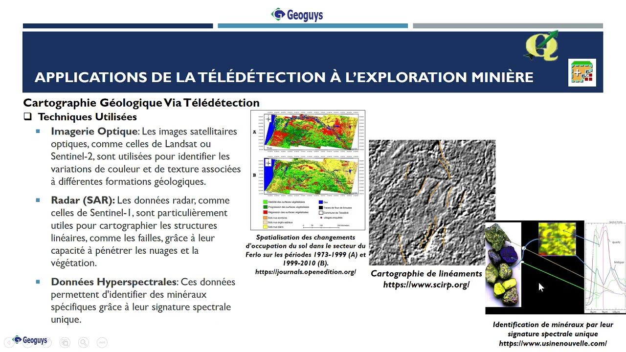 #4 Télédétection: Application Dans Exploration Minière