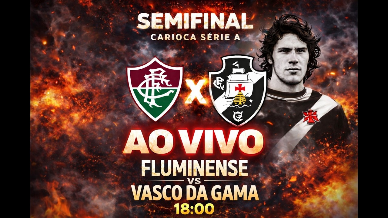 VASCO x SEMIFINAL CARIOCA AO VIVO | NARRAÇÃO VASCAÍNA 🔥 JOGO DA VIRADA