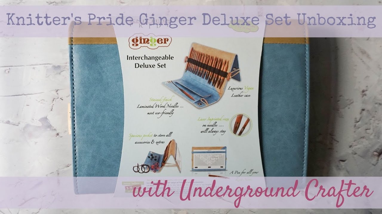 Knitter's Pride Ginger Interchangeable Needles Deluxe Set unboxing