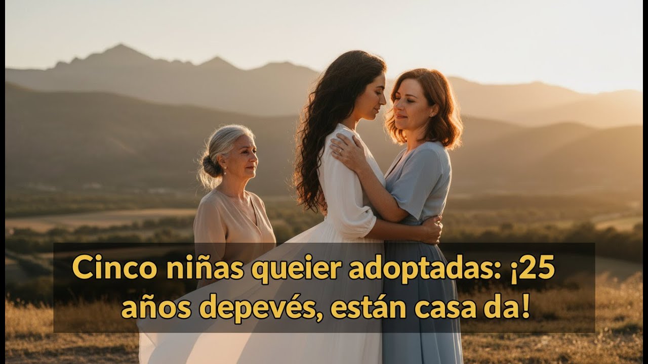 Cinco niñas queer adoptadas: ¡25 años después, están casadas!