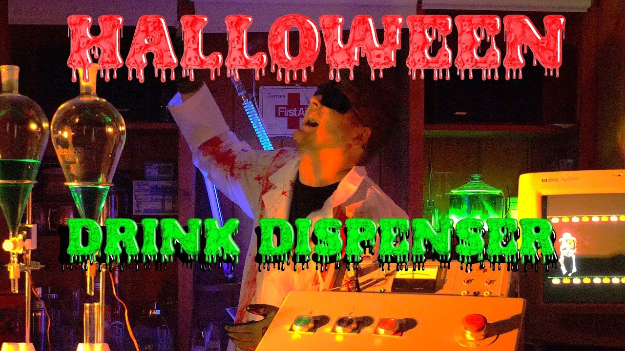 A Mad Scientist Drink Dispenser - Halloween 2025