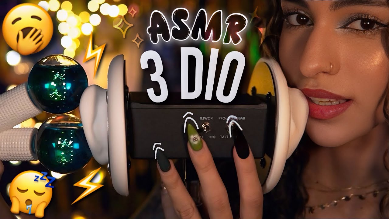 ASMR 3 Dio 🎧 Sussurros Orelha a Orelha + Gatilhos Relaxantes