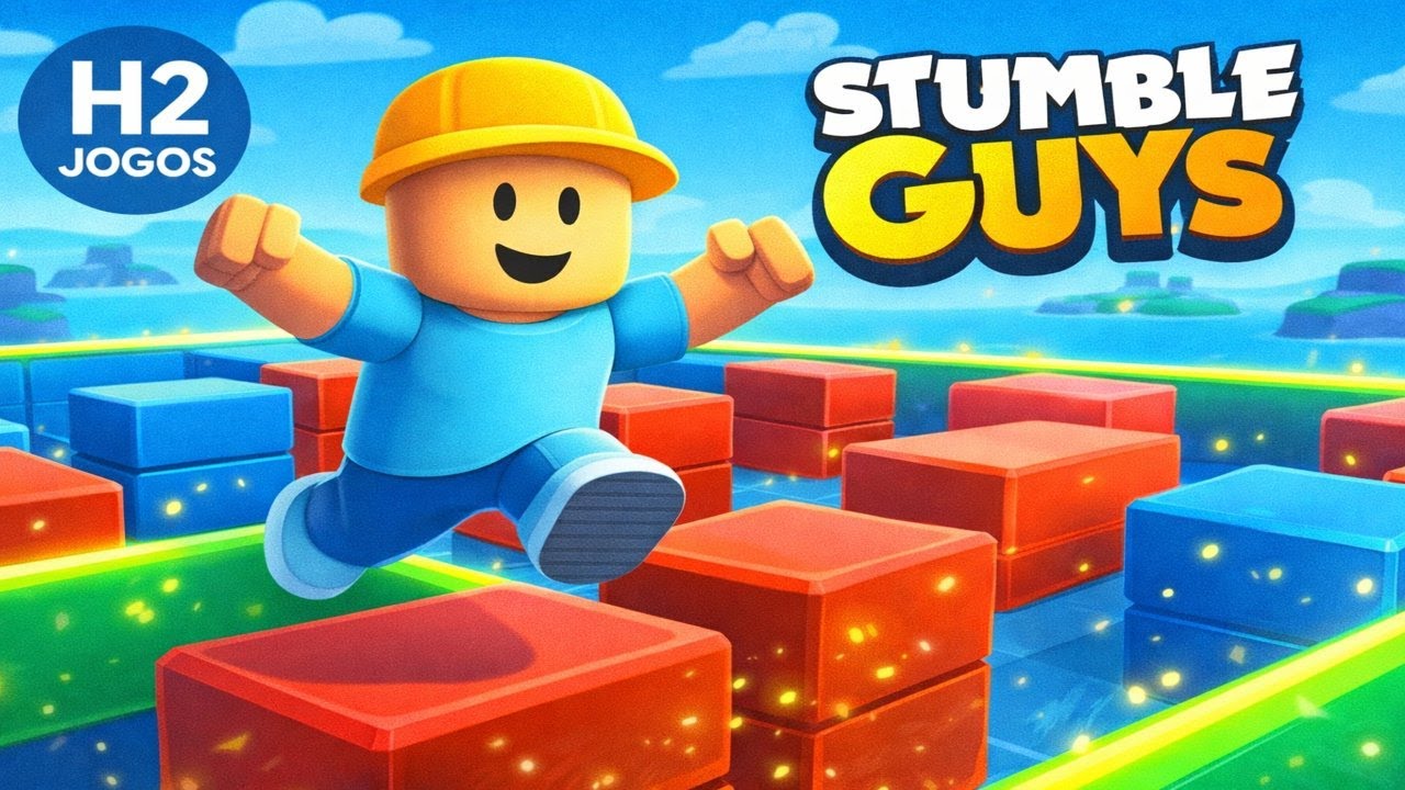 🔥 BLOCK DASH TEAMS é INSANO no STUMBLE GUYS! 😱 Pulei no LIMITE!