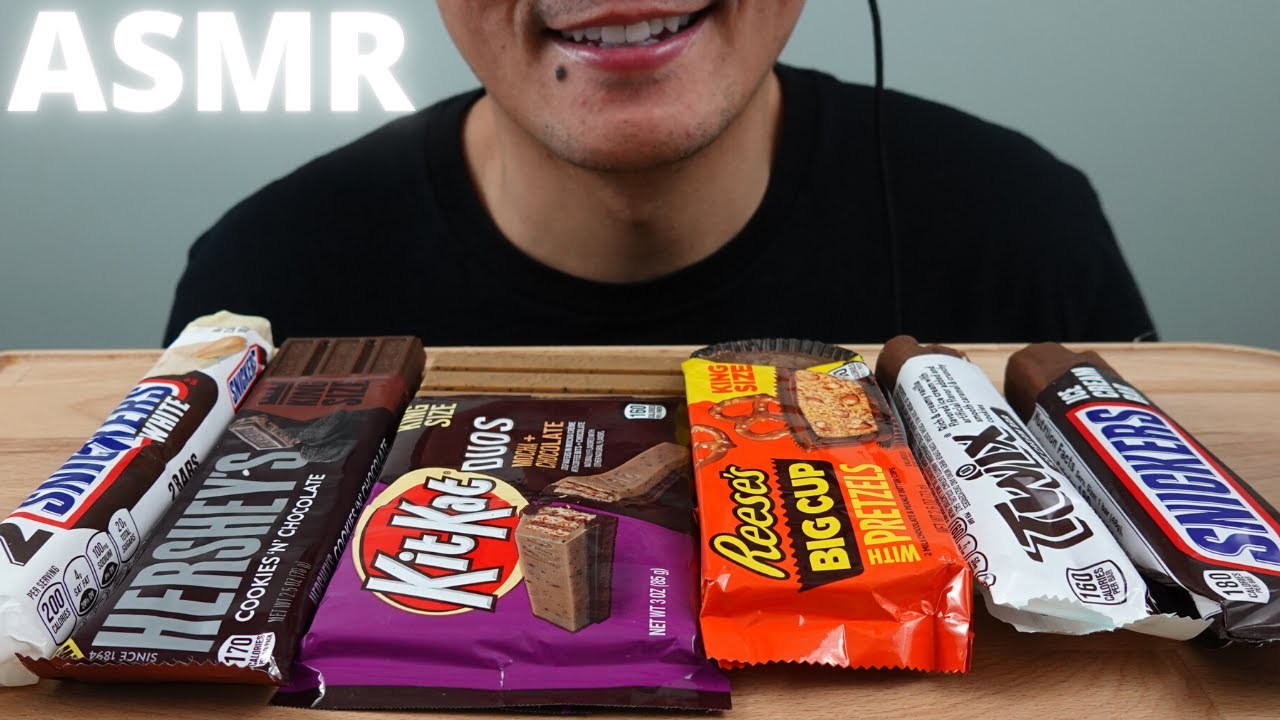 ASMR | Snickers + Twix Ice Cream & Frozen Chocolates | The Hangry Mole
