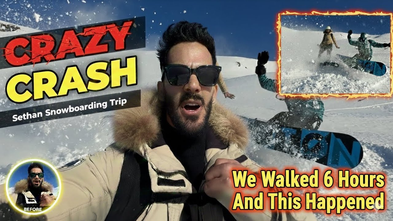 Snowboarding Went WRONG 😰| Brutal Crash Caught on Camera 😱