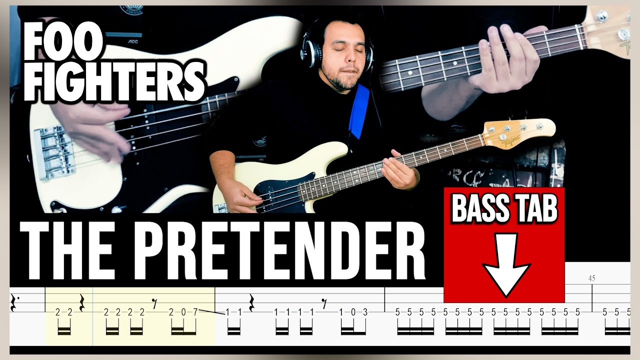 The Pretender [BASS COVER + SCREEN TABS] – Foo Fighters
