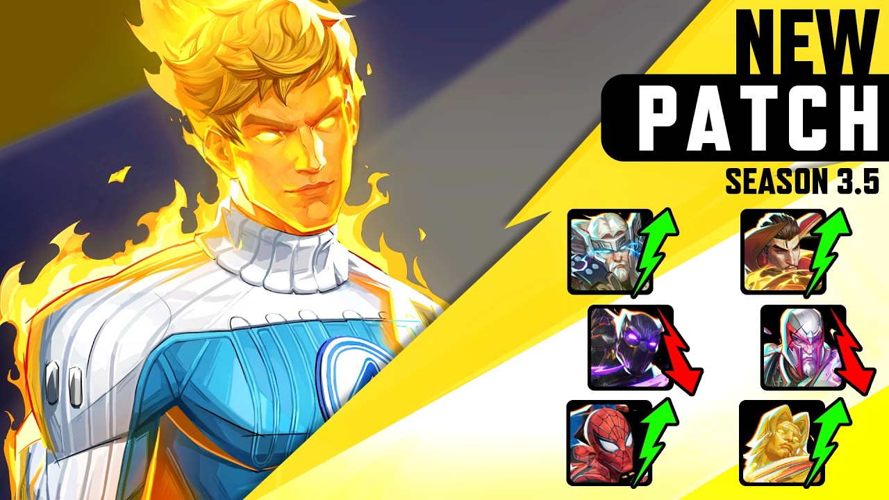 First Look at Every Hero Balance Change in Season 3.5 | Full Patch Breakdown | Marvel Rivals