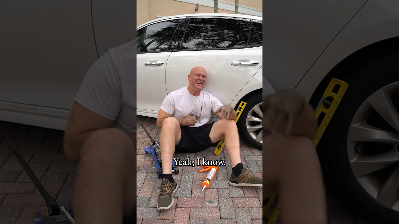 Real things I&rsquo;ve seen as a Paramedic. This guy crushed his car repair! #ems #firefighter #pancake
