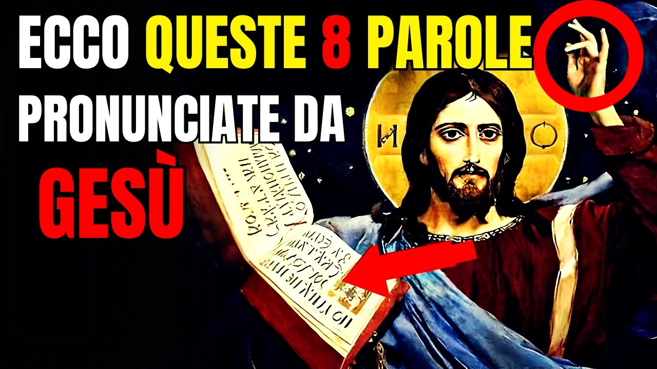 Ecco queste 8 parole pronunciate da Gesù per materializzare tutto ciò che desiderate!