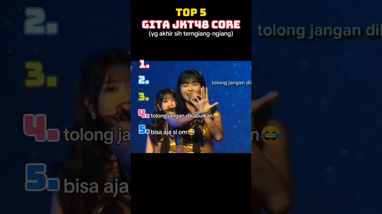 Top 5 Gita JKT48 Core  #top5 #ngakak #lucu