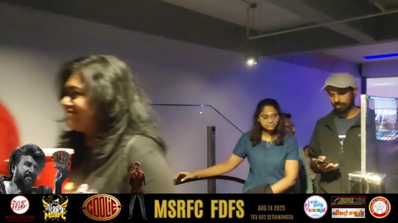 Coolie MSRFC FDFS | Rajinikanth