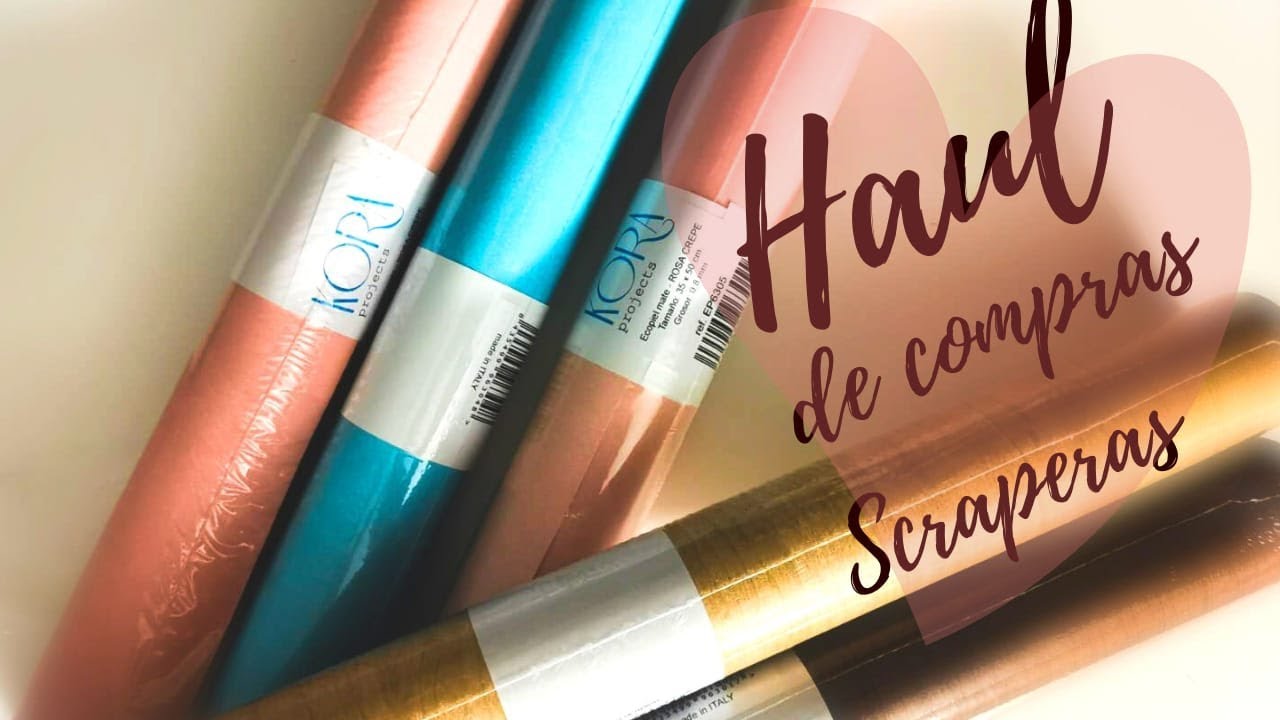 Haul de compras Scraperas.