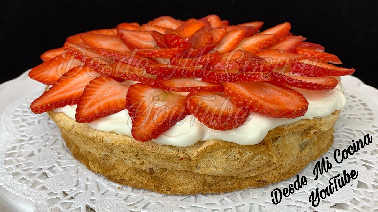 MOSTACHON DE FRESA -Delicioso- || DESDE MI COCINA by Lizzy