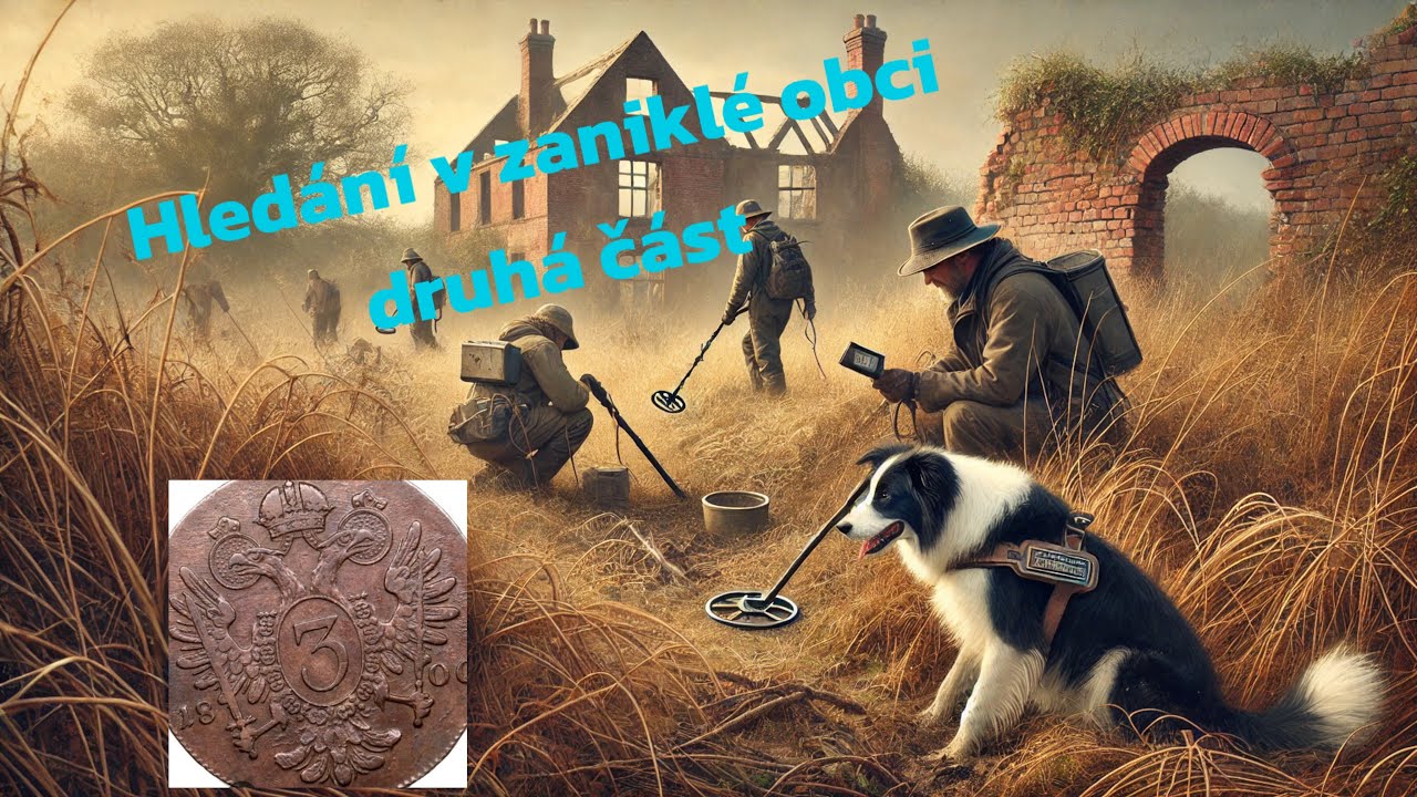 Dohledávka zaniklé obce s Lukášem a jeho Nokta Makro Racer 2 a 3 Kreuzer a další pěkné nálezy